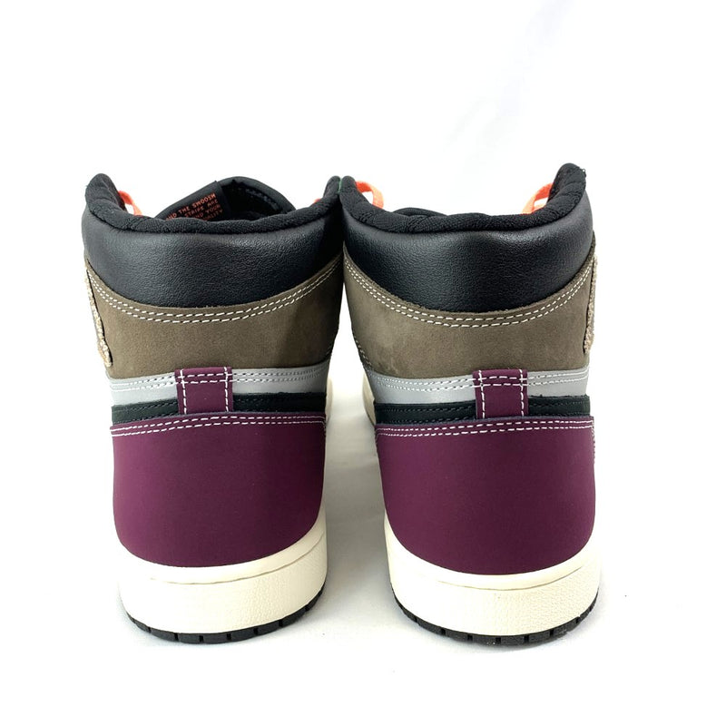 NIKE(ナイキ)　エアジョーダン 1　レトロ　ハイ OG ハンドクラフテッド　DH3097-001  28cm ブラック×ブラウン×ダークチョコレート×グリーン 【101060794003】