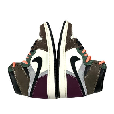 NIKE(ナイキ)　エアジョーダン 1　レトロ　ハイ OG ハンドクラフテッド　DH3097-001  28cm ブラック×ブラウン×ダークチョコレート×グリーン 【101060794003】