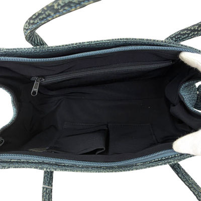 定価30万以上！JRA公認！貴重‼️シャークスキンダークグリーン ハンドバッグ JRA MARC SHARK SKIN HAND BAG MADE IN JAPAN/JRAマーク付