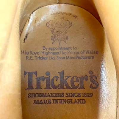 Tricker's スウェードカントリーブーツ M6895 サイズ26cm ブラック トリッカーズ 【101061191006】