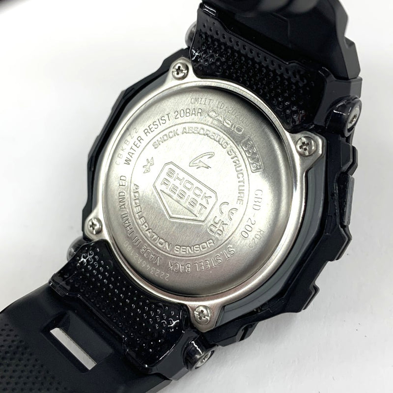 G-SHOCK  腕時計  G-SQUAD GBD-200-1JF クォーツ 樹脂バンド ブラック  CASIO カシオ メンズ ウォッチ 【101061389003】