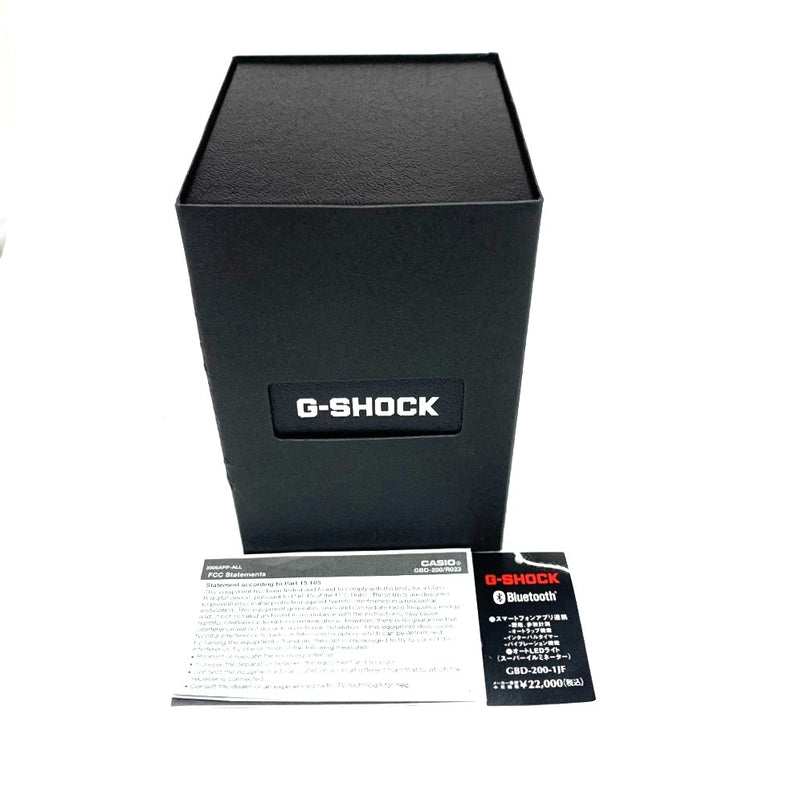 G-SHOCK  腕時計  G-SQUAD GBD-200-1JF クォーツ 樹脂バンド ブラック  CASIO カシオ メンズ ウォッチ 【101061389003】
