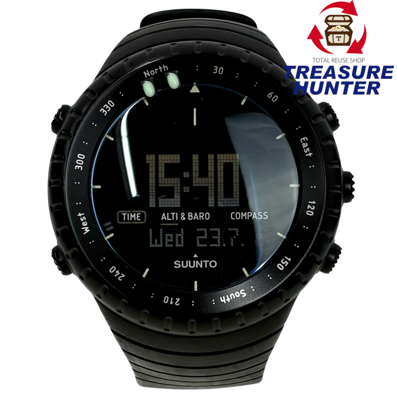 SUUNTO CORE ALL BLACK アウトドアウォッチ クォーツ 腕時計 SS01427901 3気圧防水 スント 【101061435007】