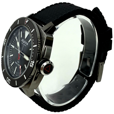 Alpina シーストロング ダイバー GMT クォーツ 腕時計 AL247X4TV6 30気圧防水 アルピナ 【101061539002】