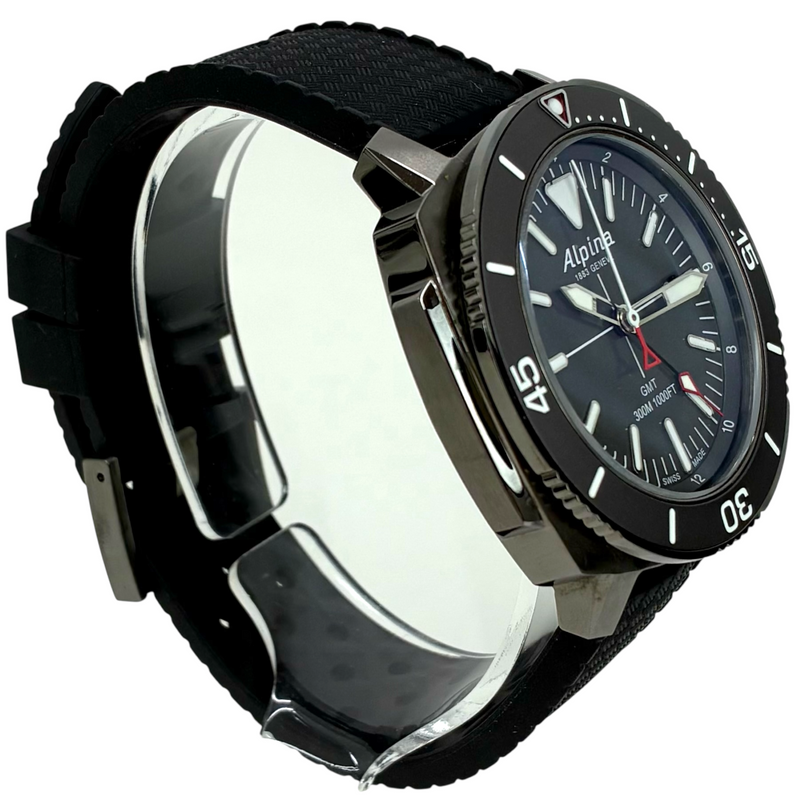 Alpina シーストロング ダイバー GMT クォーツ 腕時計 AL247X4TV6 30気圧防水 アルピナ 【101061539002】