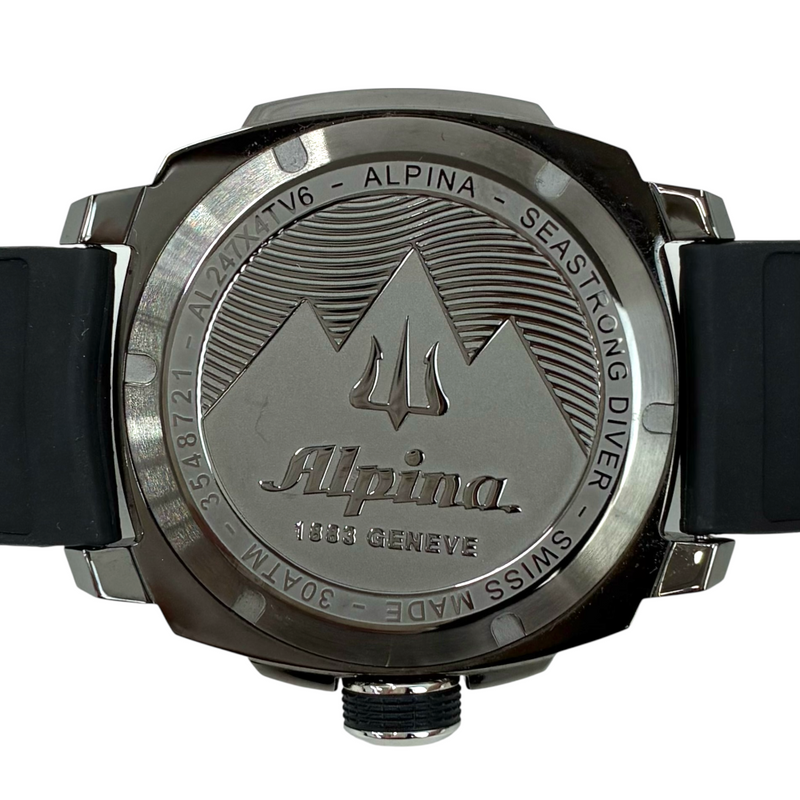 Alpina シーストロング ダイバー GMT クォーツ 腕時計 AL247X4TV6 30気圧防水 アルピナ 【101061539002】