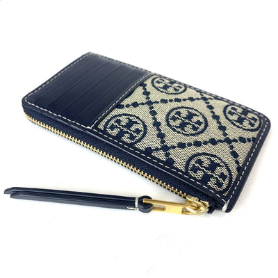 Tory Burch(トリーバーチ) Tモノグラム ジップカードケース tory navy　レディース 【101061828003】