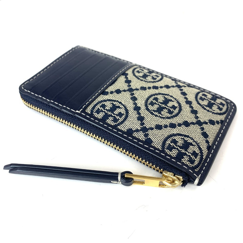 Tory Burch(トリーバーチ) Tモノグラム ジップカードケース tory navy　レディース 【101061828003】