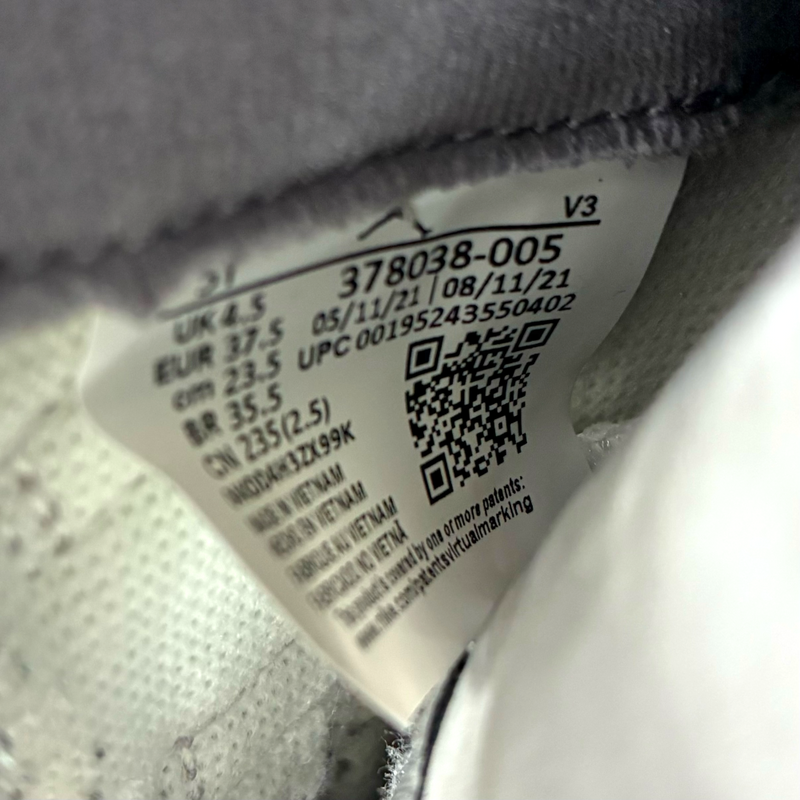 NIKE AIR JORDAN 11 RETRO GS(エア ジョーダン レトロ 11 GS) 378038-005 サイズ23.5cm Cool Grey ナイキ 【101061890008】