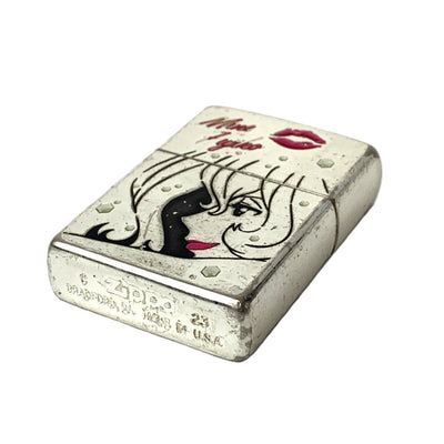 ZIPPO 峰不二子 アフターシャワー 2023年3月製造 シルバー オイルライター ジッポー 【101061898005】