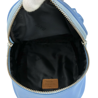 A BATHING APE APE HEAD PATCH MINI DAYPACK サックス リュック アベイシングエイプ 【101061973008】
