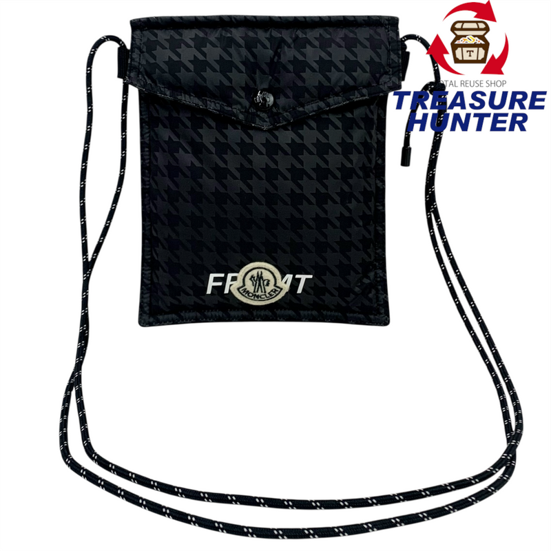 MONCLER×FRGMT クロスボディフォンケース ブラック スマホケース サコッシュ AW23 モンクレール×フラグメント 【101061974008】