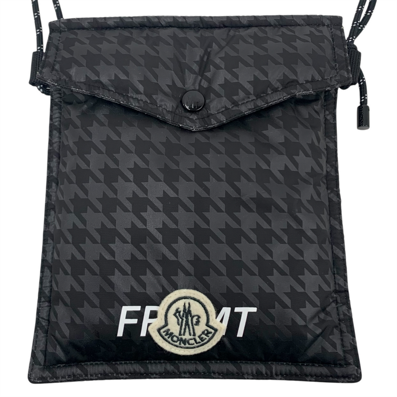 MONCLER×FRGMT クロスボディフォンケース ブラック スマホケース サコッシュ AW23 モンクレール×フラグメント 【101061974008】