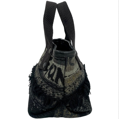 sacai×Eric Haze Jacquard Tote Small ジャガードトートバッグ ブラック 23SS サカイ 【101062146007】
