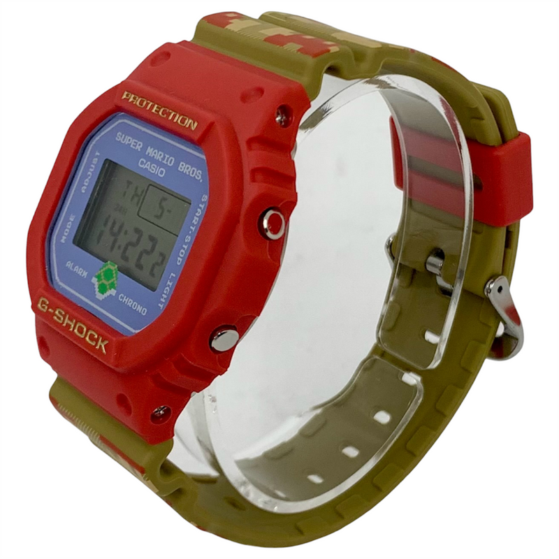 CASIO×SUPER MARIO BROTHERS G-SHOCK 腕時計 DW-5600SMB-4JR 20気圧防水 カシオ×スーパーマリオブラザーズ 【101062248006】