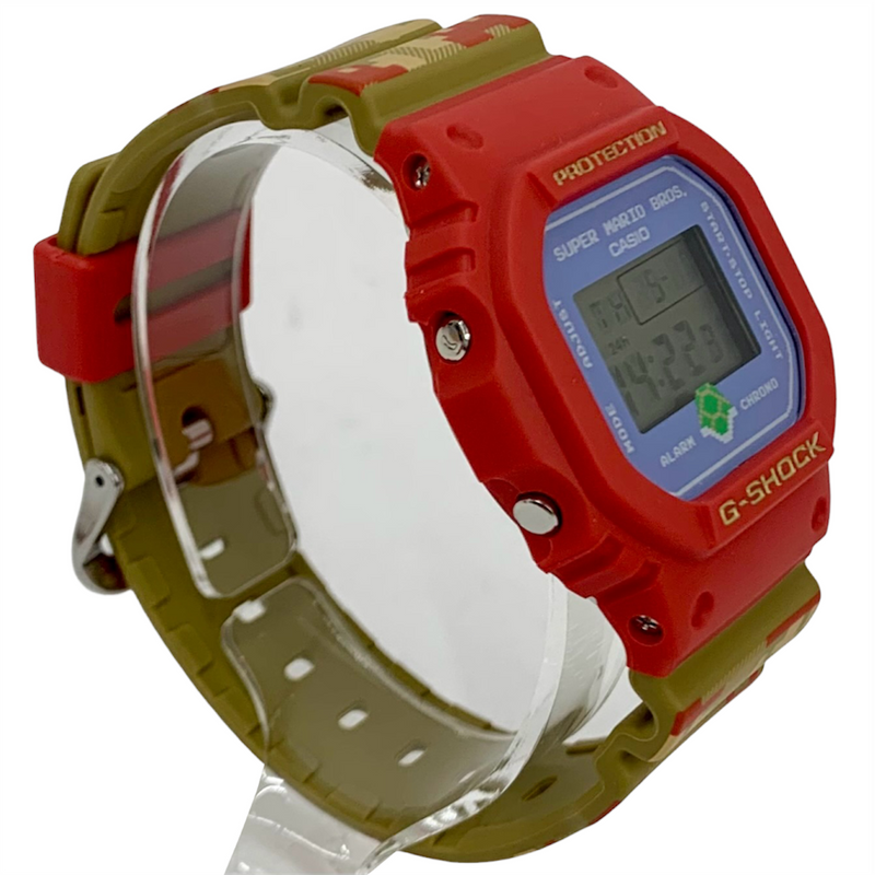 CASIO×SUPER MARIO BROTHERS G-SHOCK 腕時計 DW-5600SMB-4JR 20気圧防水 カシオ×スーパーマリオブラザーズ 【101062248006】
