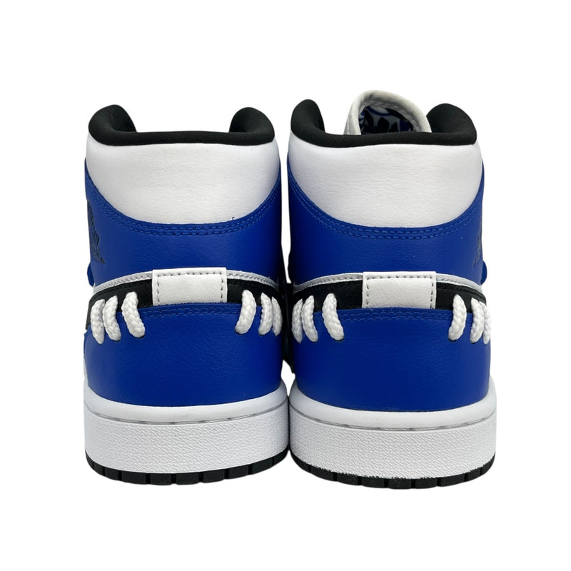 未使用品 紙タグ付き NIKE ウィメンズ エアジョーダン1 ミッド "シスターフッド CV0152-401 ブルー 26.5cm 箱 替え紐付き 【101062256002】
