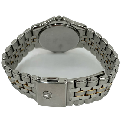SEIKO CREDOR パシフィーク クォーツ 腕時計 8J81-6B60 GCAR034 18KT+SS/SS 白文字盤 セイコー クレドール 【101062344006】