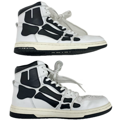 AMIRI Skel Top Hi(スケル トップ ハイ) MFS002 111 サイズ27cm ホワイト×ブラック ハイカットスニーカー アミリ 【101062424008】