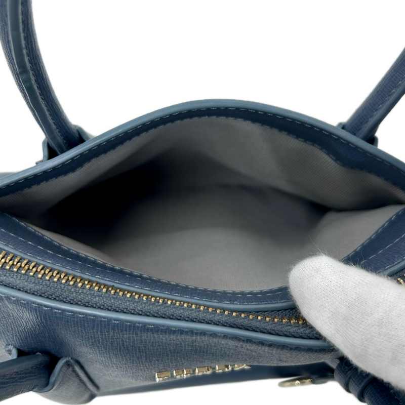 FURLA 2wayミニハンドバッグ ブルー ショルダーバッグ フルラ 【101062433006】