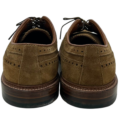 Alden LONG WING BLUCHER ドレスシューズ 9794 サイズUK9(約27cm相当) ブラウン スエード オールデン 【101062514008】