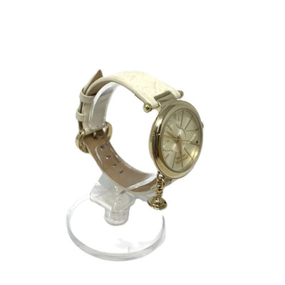Vivienne Westwood(ヴィヴィアンウエストウッド) 腕時計 オーブ クォーツ ホワイト×ゴールド VV006WHWH レディース 【101062542005】