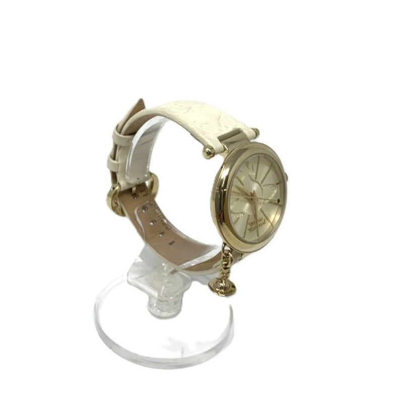 Vivienne Westwood(ヴィヴィアンウエストウッド) 腕時計 オーブ クォーツ ホワイト×ゴールド VV006WHWH レディース 【101062542005】