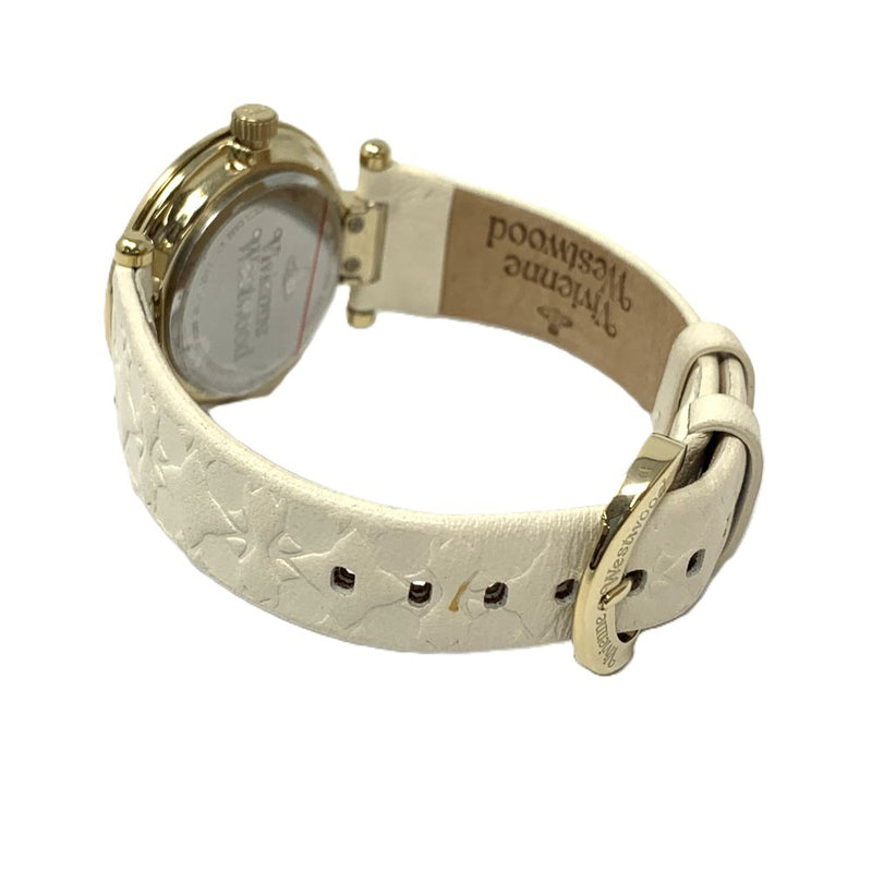 Vivienne Westwood(ヴィヴィアンウエストウッド) 腕時計 オーブ クォーツ ホワイト×ゴールド VV006WHWH レディース 【101062542005】