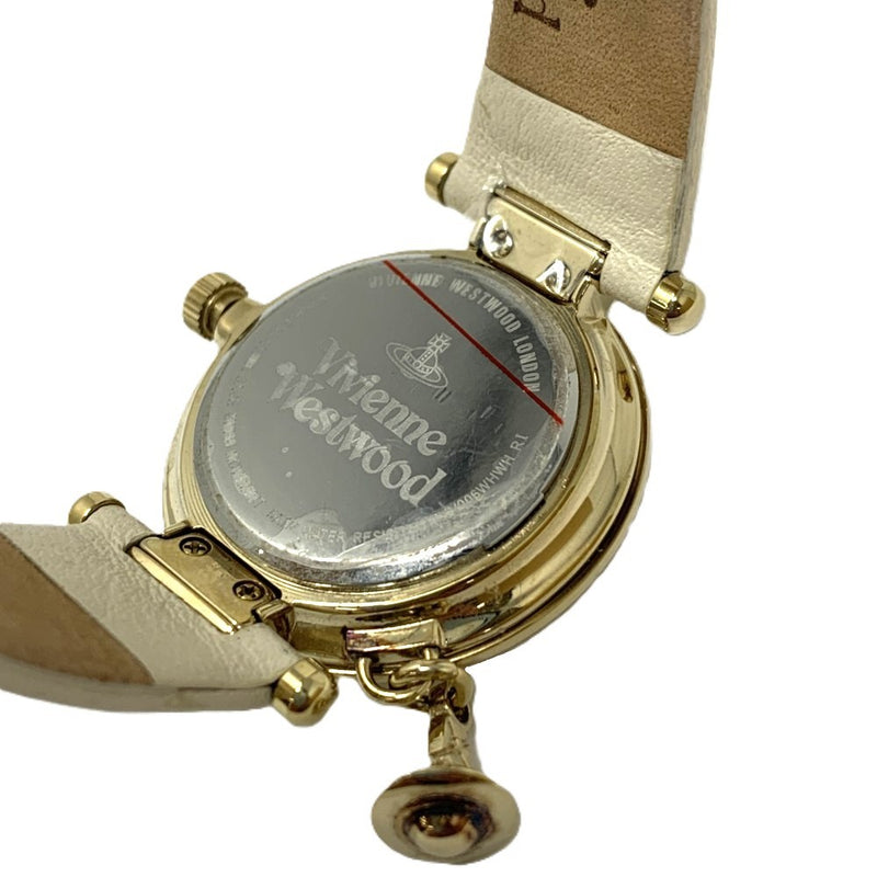 Vivienne Westwood(ヴィヴィアンウエストウッド) 腕時計 オーブ クォーツ ホワイト×ゴールド VV006WHWH レディース 【101062542005】