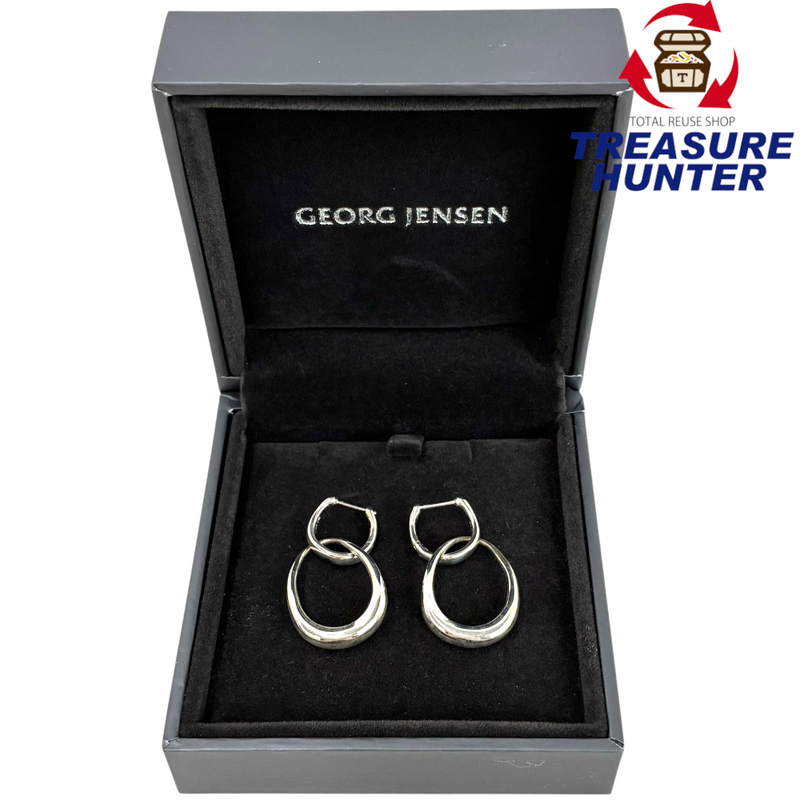 GEORG JENSEN オフスプリングコレクション フープピアス 10012754 シルバー 18年発売 ジョージ ジェンセン 【101062559002】