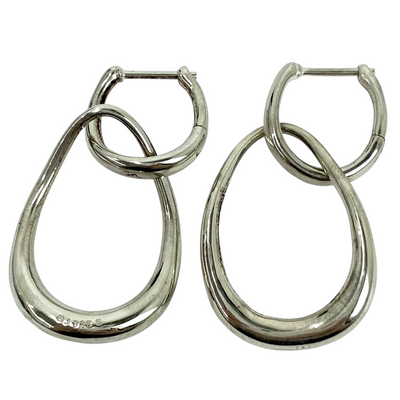 GEORG JENSEN オフスプリングコレクション フープピアス 10012754 シルバー 18年発売 ジョージ ジェンセン 【101062559002】