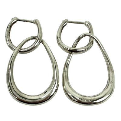 GEORG JENSEN オフスプリングコレクション フープピアス 10012754 シルバー 18年発売 ジョージ ジェンセン 【101062559002】
