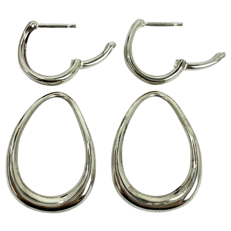 GEORG JENSEN オフスプリングコレクション フープピアス 10012754 シルバー 18年発売 ジョージ ジェンセン 【101062559002】