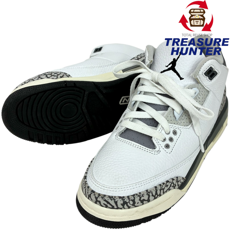 NIKE AIR JORDAN 3 RETRO GS(エア ジョーダン 3 レトロ GS) DX6665-100 サイズ23.5cm Animal Icon ナイキ 【101062661008】