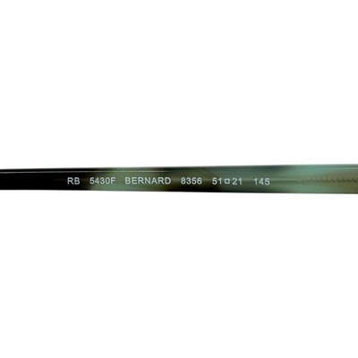 Ray-Ban RB 5430F BERNARD サングラスフレーム 8356 51□21 145 ポリッシュストライプグリーン レイバン 【101062712008】