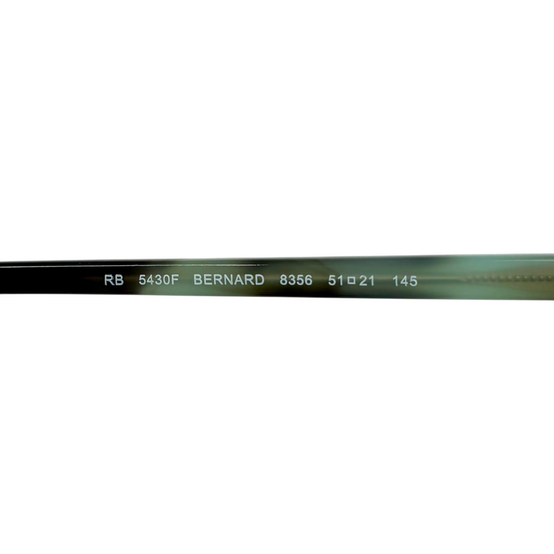 Ray-Ban RB 5430F BERNARD サングラスフレーム 8356 51□21 145 ポリッシュストライプグリーン レイバン 【101062712008】