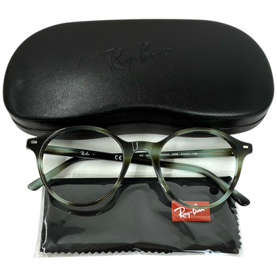 Ray-Ban RB 5430F BERNARD サングラスフレーム 8356 51□21 145 ポリッシュストライプグリーン レイバン 【101062712008】