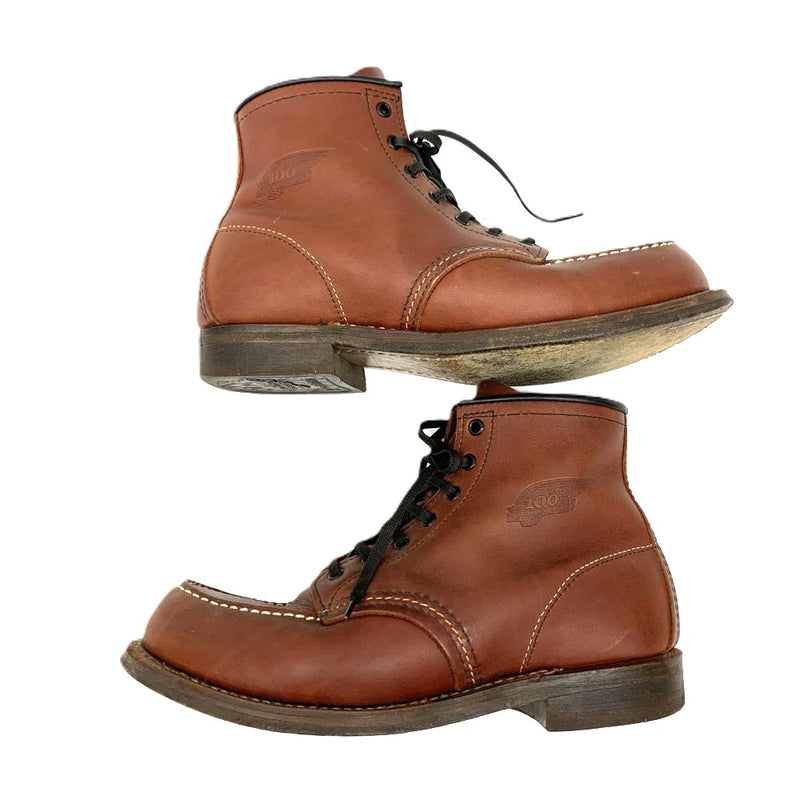 RED WING(レッドウィング) 100周年記念モデル ベックマン レースアップブーツ サイズ7 25ｃｍ相当 ブラウン レザー 8282 メンズ シューズ 【101062740008】