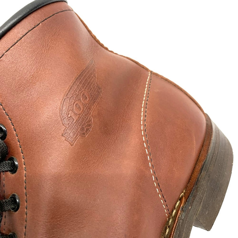 RED WING(レッドウィング) 100周年記念モデル ベックマン レースアップブーツ サイズ7 25ｃｍ相当 ブラウン レザー 8282 メンズ シューズ 【101062740008】