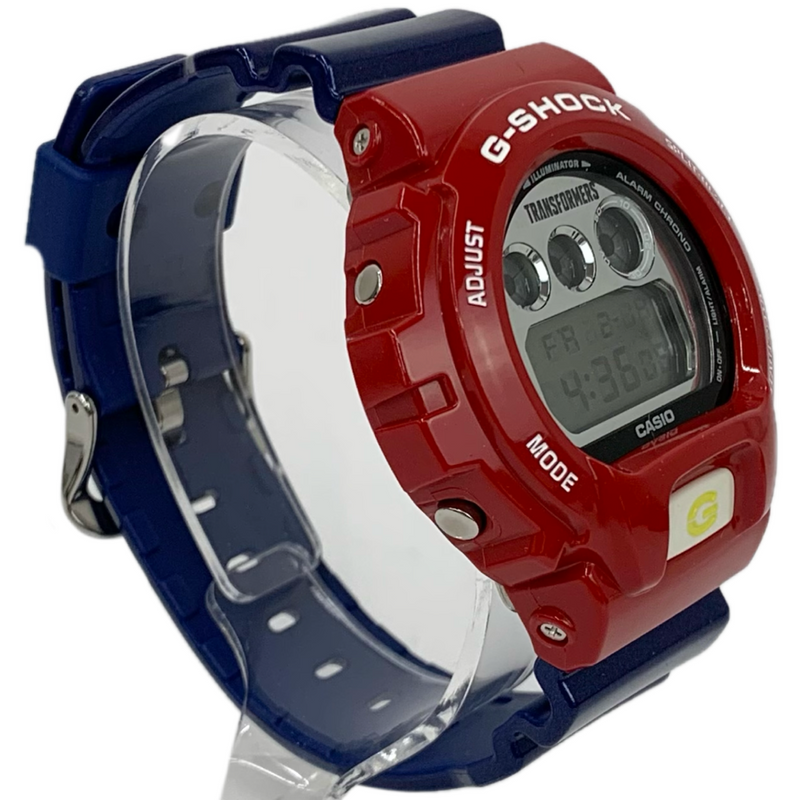 CASIO×TRANSFORMERS G-SHOCK DW-6900TF マスターオプティマスプライム レゾナントモード ショックレジスト クォーツ 20気圧防水 カシオ×トランスフォーマー 【101062762008】