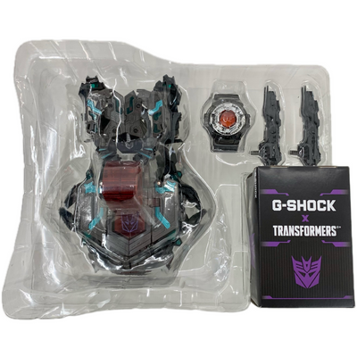 CASIO×TRANSFORMERS G-SHOCK DW-5600TF マスターネメシスプライムレゾナントモード ショックレジスト クォーツ 20気圧防水 カシオ×トランスフォーマー 【101062763008】