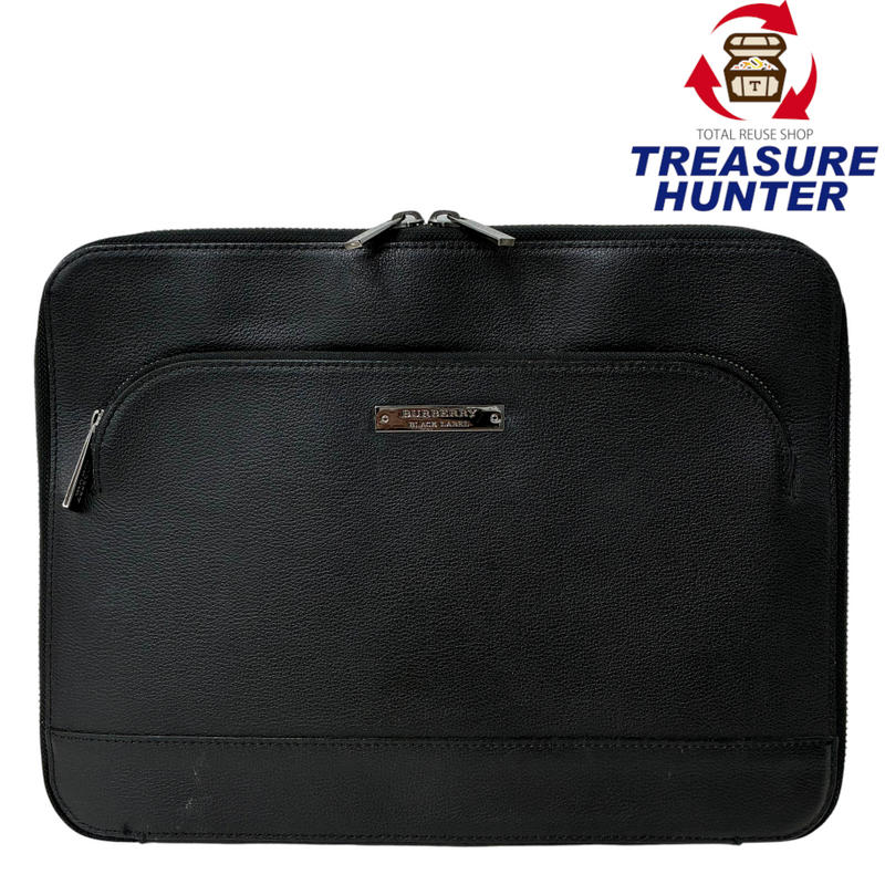BURBERRY BLACK LABEL レザー クラッチバッグ D1173-811-09 ブラック