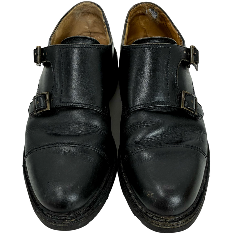 Paraboot WILLIAM ダブルモンクストラップシューズ 981412 サイズ25cm ブラック パラブーツ 【101062804002】