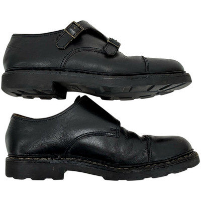 Paraboot WILLIAM ダブルモンクストラップシューズ 981412 サイズ25cm ブラック パラブーツ 【101062804002】