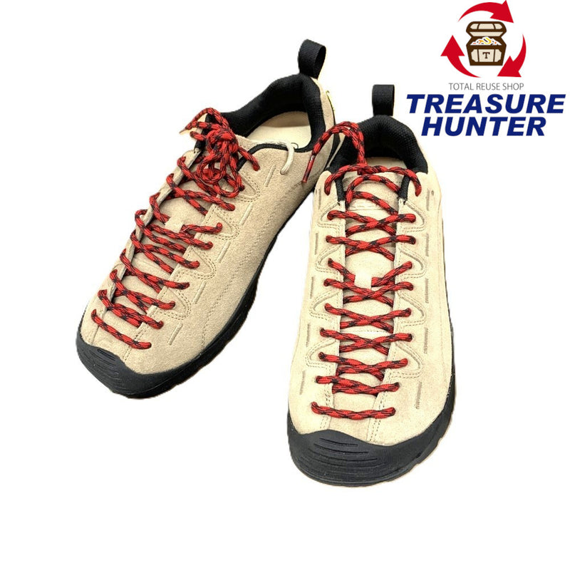 KEEN(キーン) JASPER スニーカー アウトドアシューズ  27.5cm シルバーミルク（ベージュ）1002672 メンズ シューズ 【101062812003】