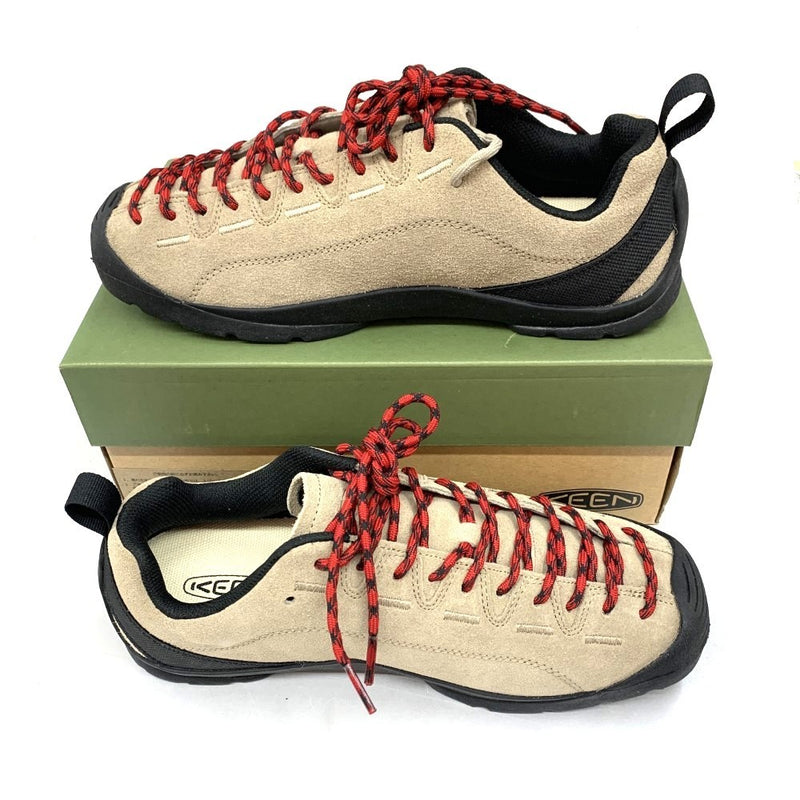 KEEN(キーン) JASPER スニーカー アウトドアシューズ  27.5cm シルバーミルク（ベージュ）1002672 メンズ シューズ 【101062812003】