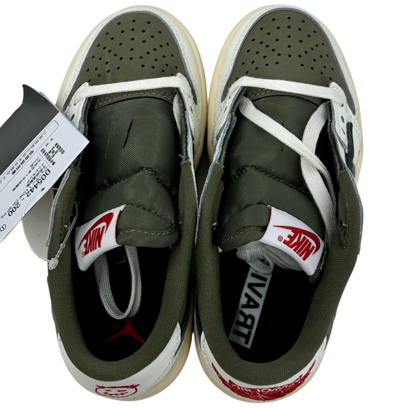 NIKE×Travis Scott Jordan 1 Low OG SP(PS) DO5442-200 サイズ17cm Reverse Olive 24年9月発売 ナイキ×トラヴィススコット 【101062865002】