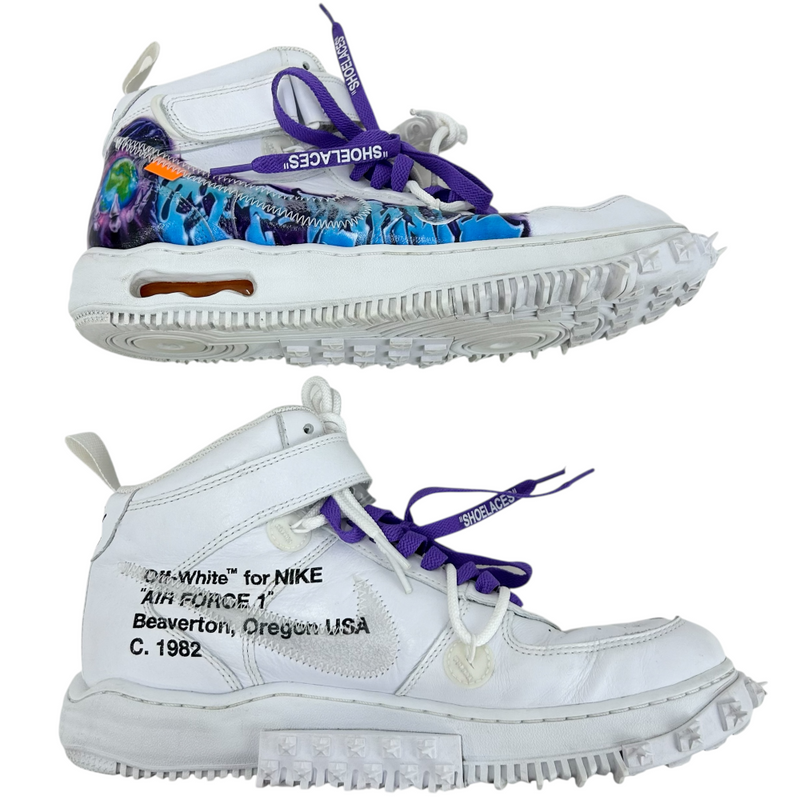 NIKE×Off-White Air Force 1 Mid(エア フォース 1 ミッド) DR0500-100 サイズ28.5cm Graffiti 23年6月発売 ナイキ×オフホワイト 【101062883002】