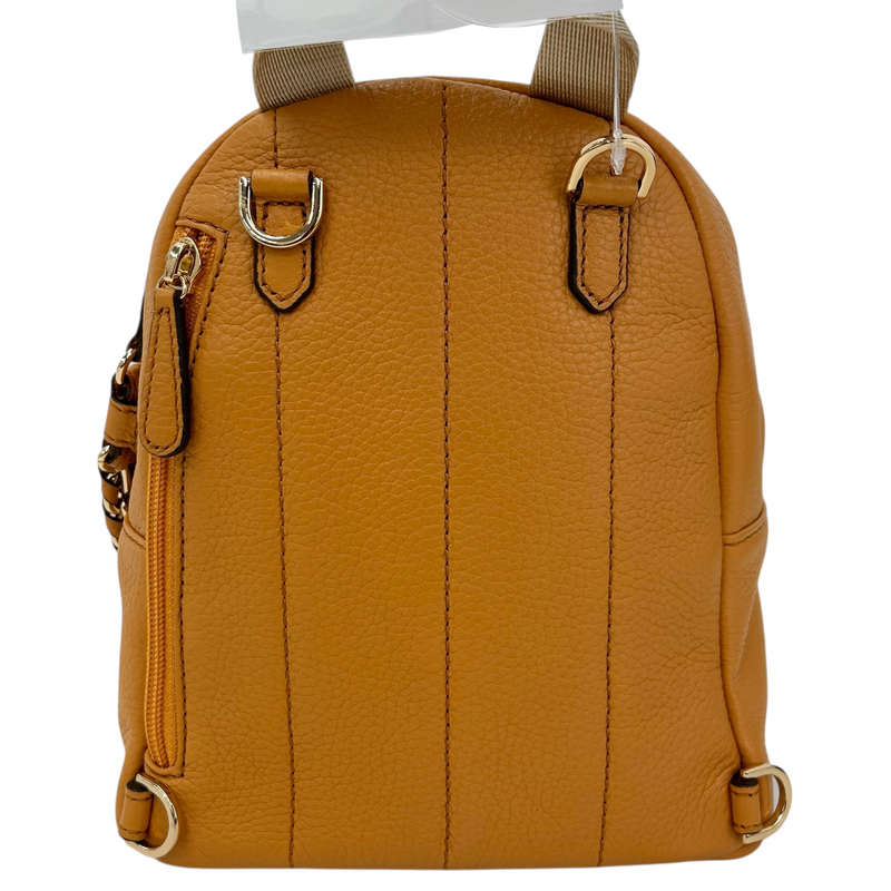MICHAEL KORS レザー リュック スレイター 30T0G04B0L イエロー マイケルコース 【101062964006】