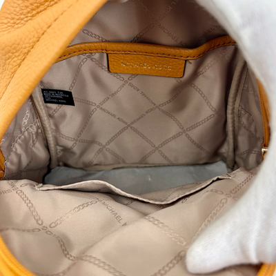 MICHAEL KORS レザー リュック スレイター 30T0G04B0L イエロー マイケルコース 【101062964006】